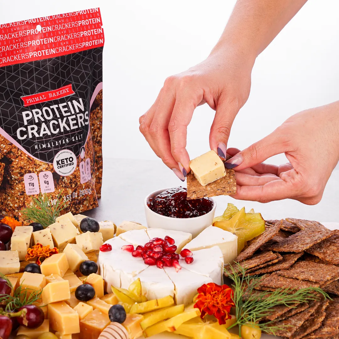 Primal Bakery Protein Crackers - Himalayan Salt