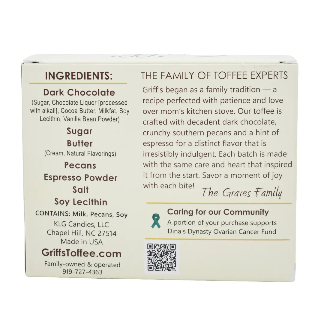 Griff's Coffee Toffee 6/7