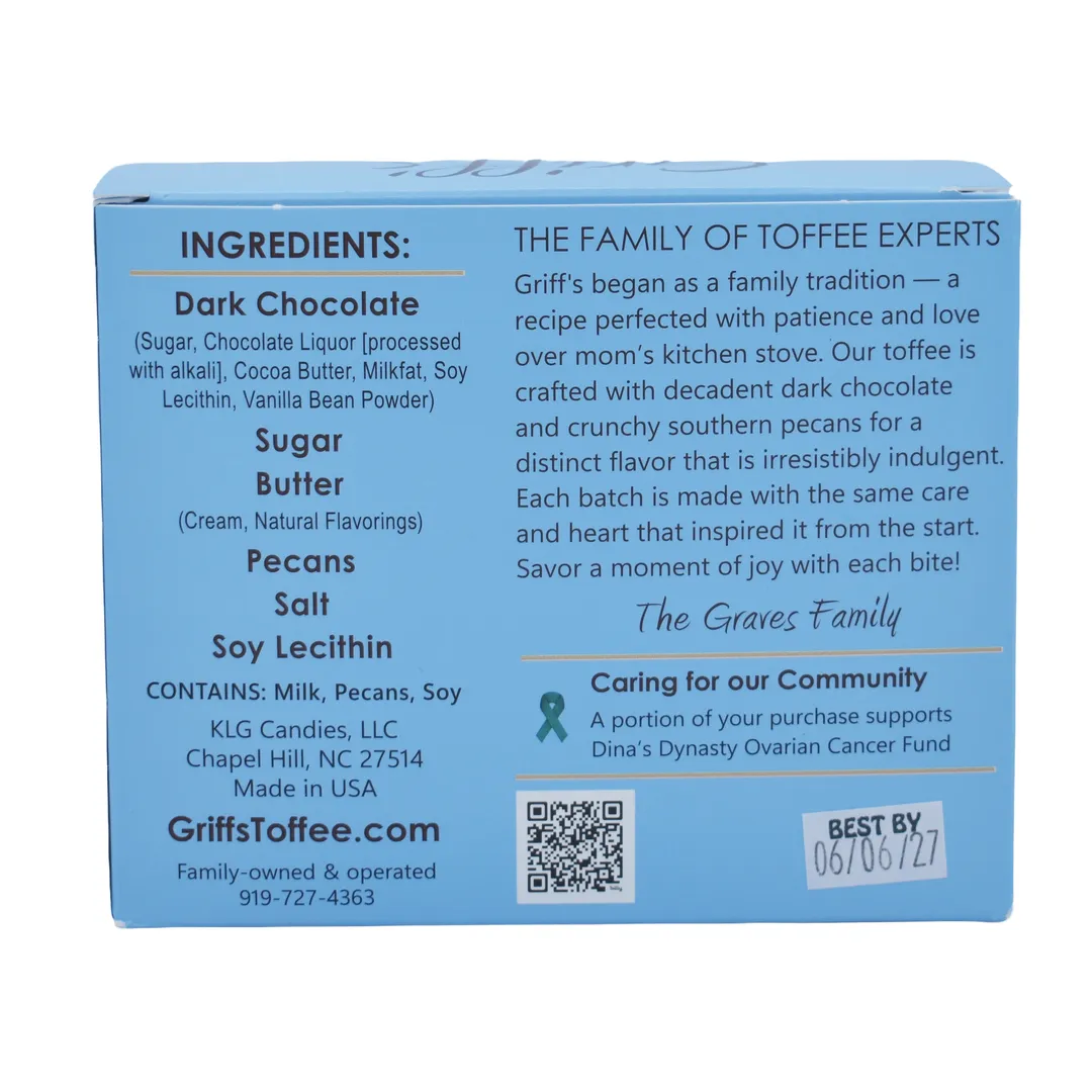 Griff's Pecan Toffee 6/7