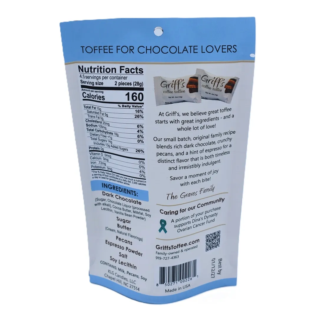 Griff's Coffee Toffee 8/4.5