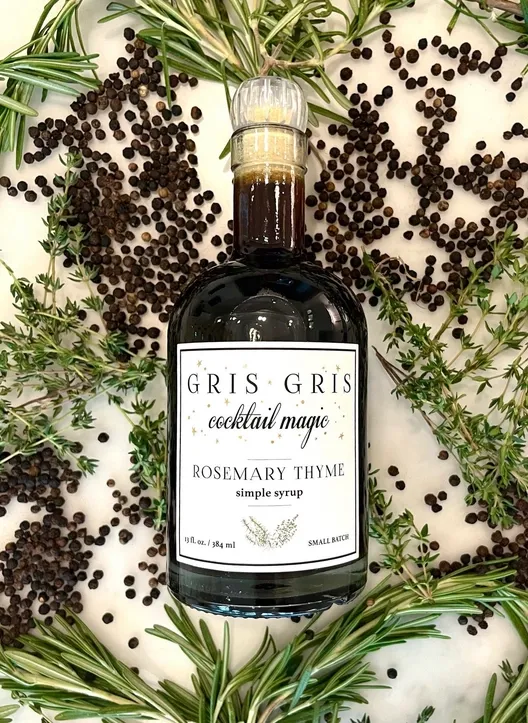 Gris Gris Cocktail Magic Rosemary Thyme Simple Syrup 13 fl. oz. / 384 ml