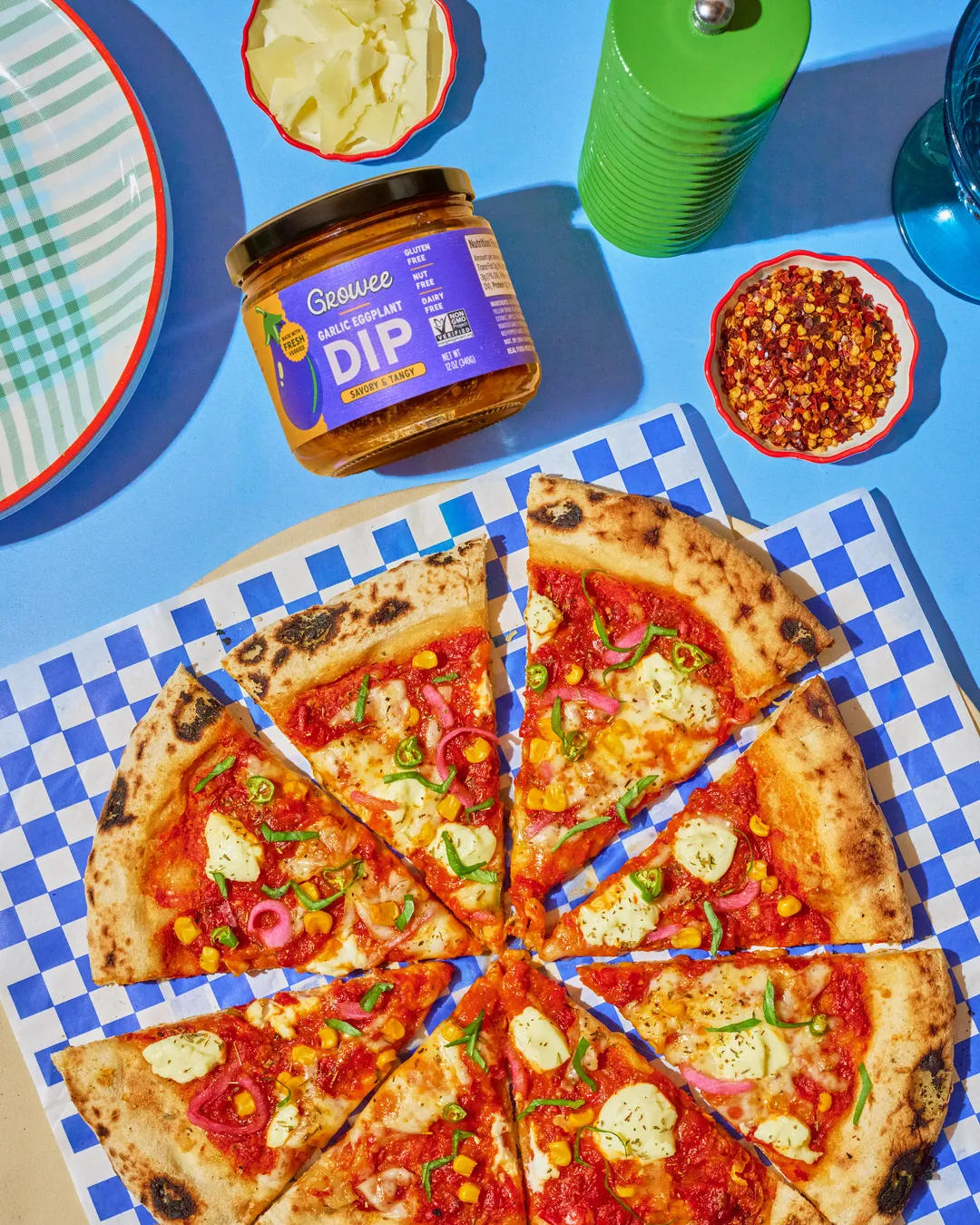 Garlic Eggplant Dip, Sauce, Spread, Plant-Based (12 oz)