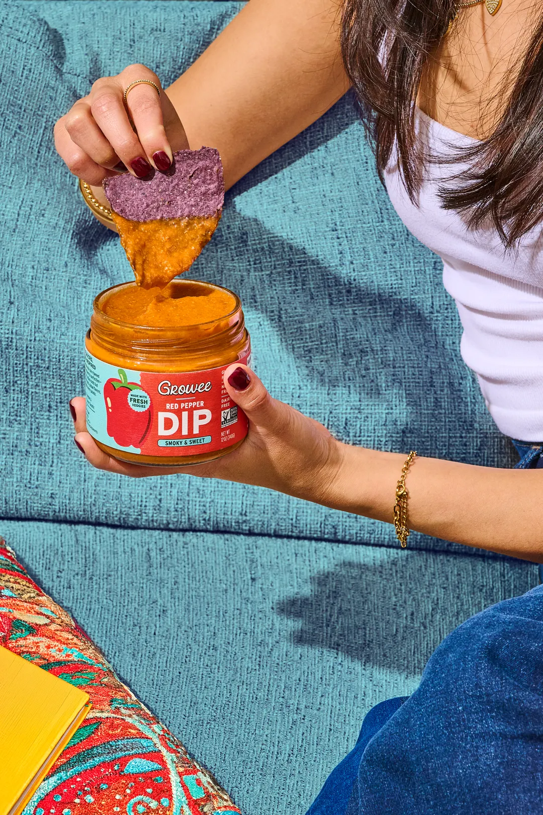 Red Pepper Dip, Sauce, Spread, Plant-Based (12 oz)