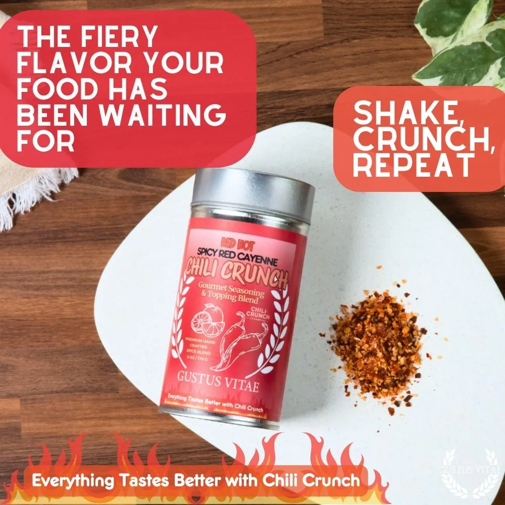 Spicy Red Cayenne Chili Crunch