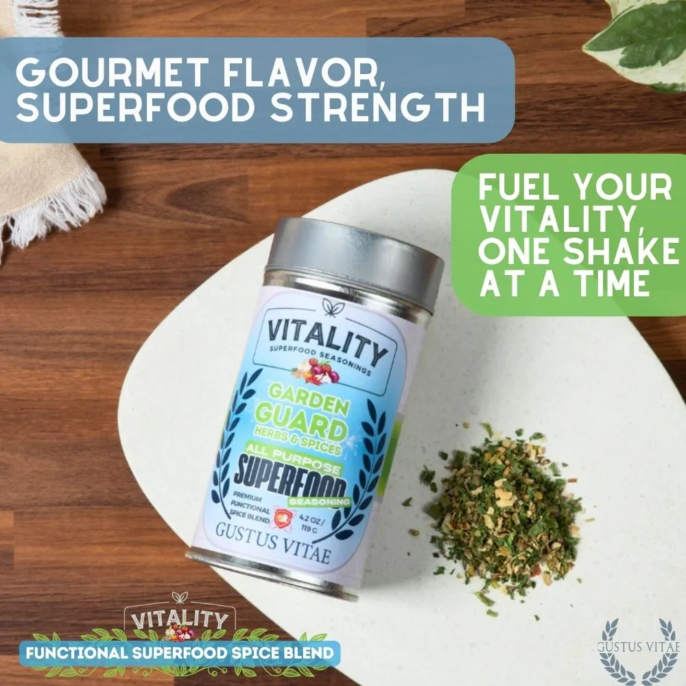 Garden Guard Superfood Seasoning | All Purpose Vitality Blend