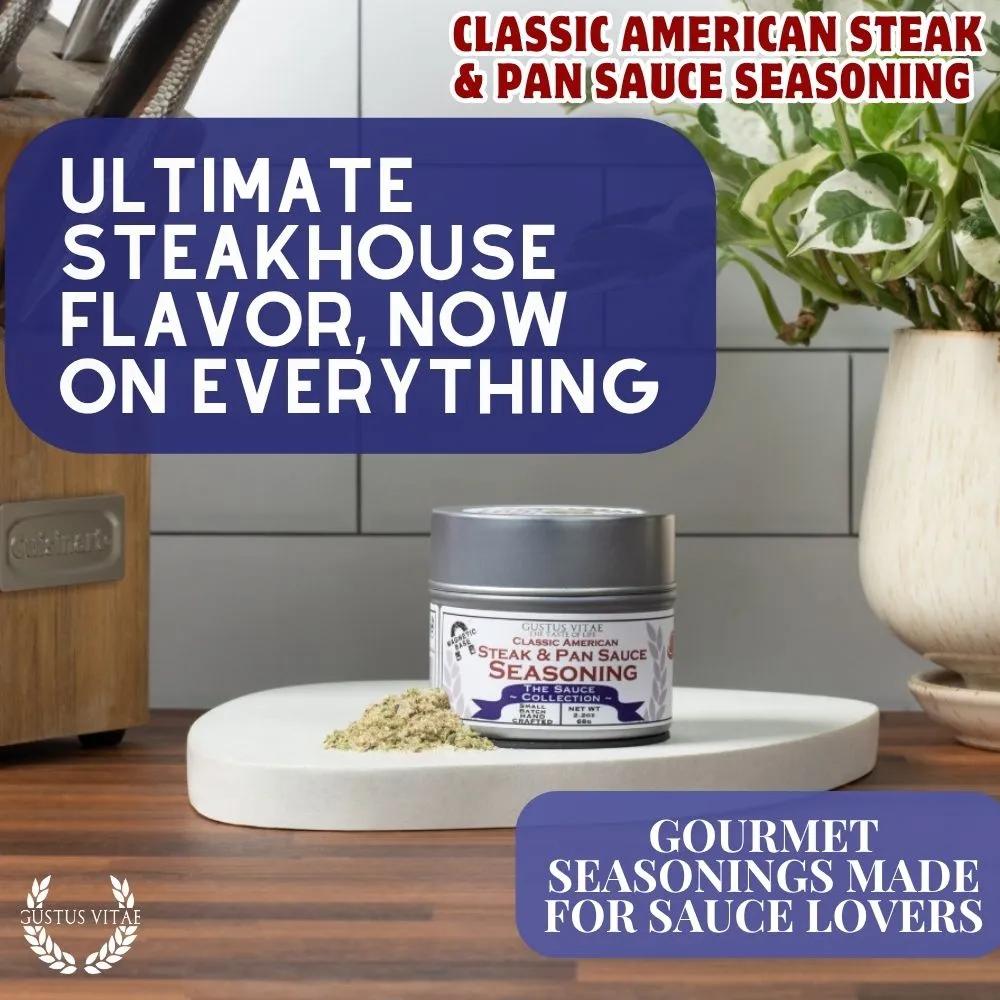 Classic American Steak & Pan Sauce Seasoning | Sauce Collection Seasonings