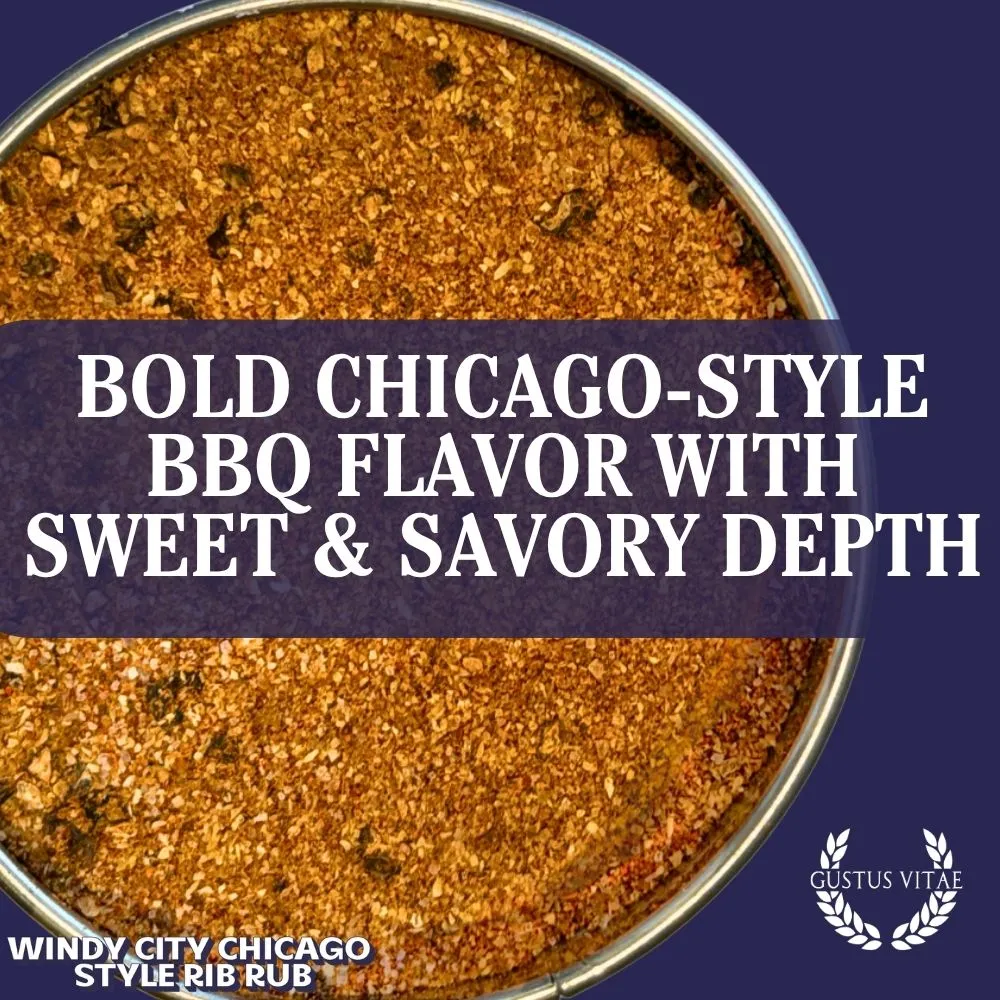 Windy City Chicago Style Rib Rub Seasoning | Bougie BBQ Rub