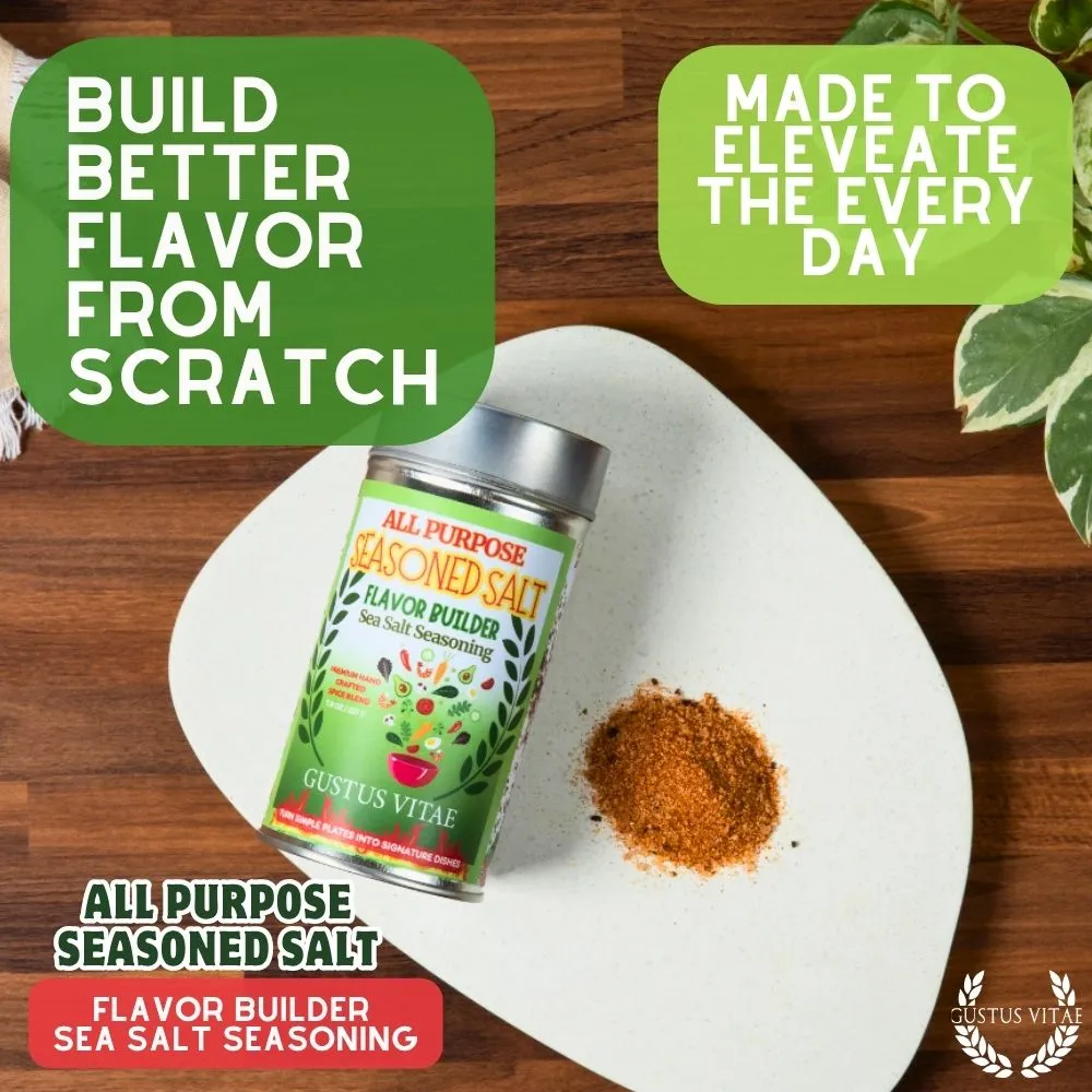 All Purpose Seasoned Salt | Flavor Builder Sea Salt Seasoning