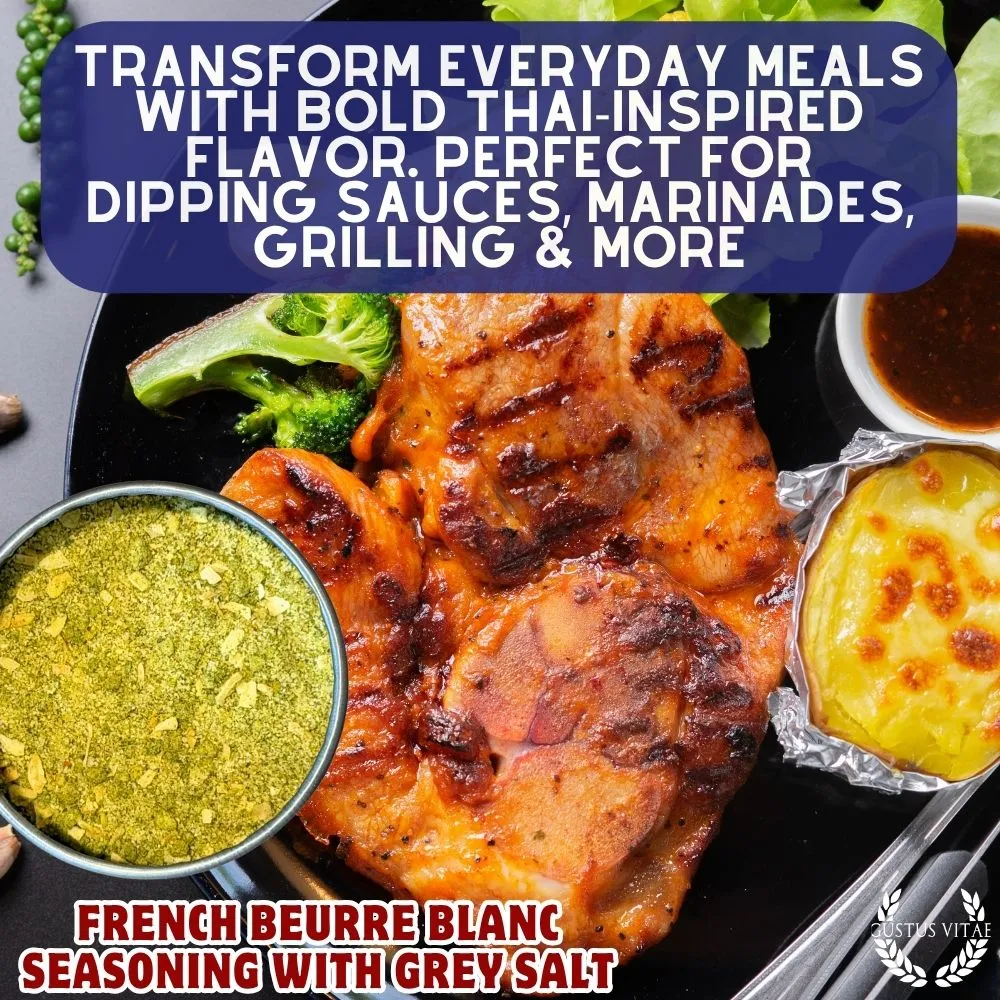 French Beurre Blanc Seasoning with Grey Salt | Sauce Collection Seasonings
