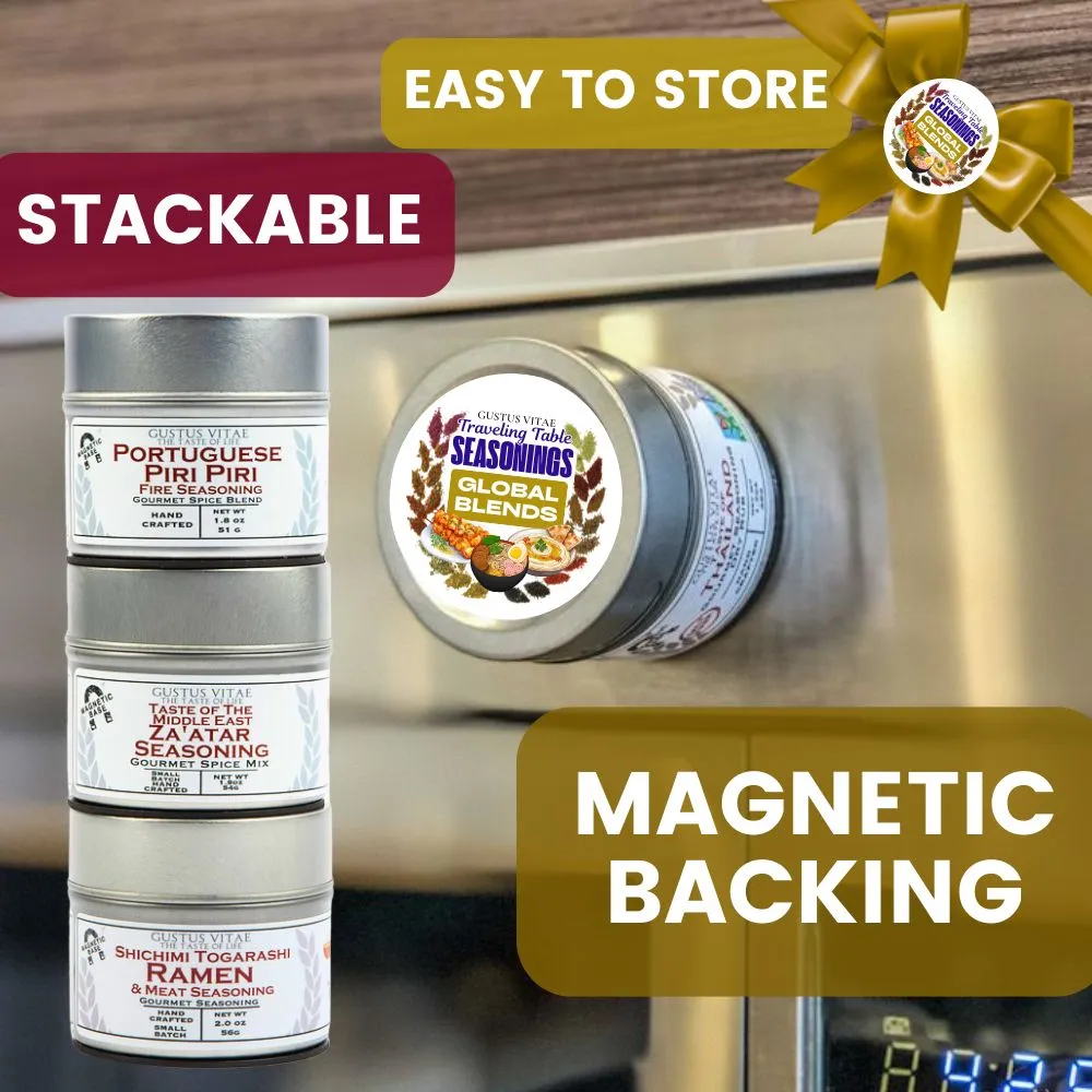 Global Blends: The Traveling Table Seasonings | Gift Pack Set of 3