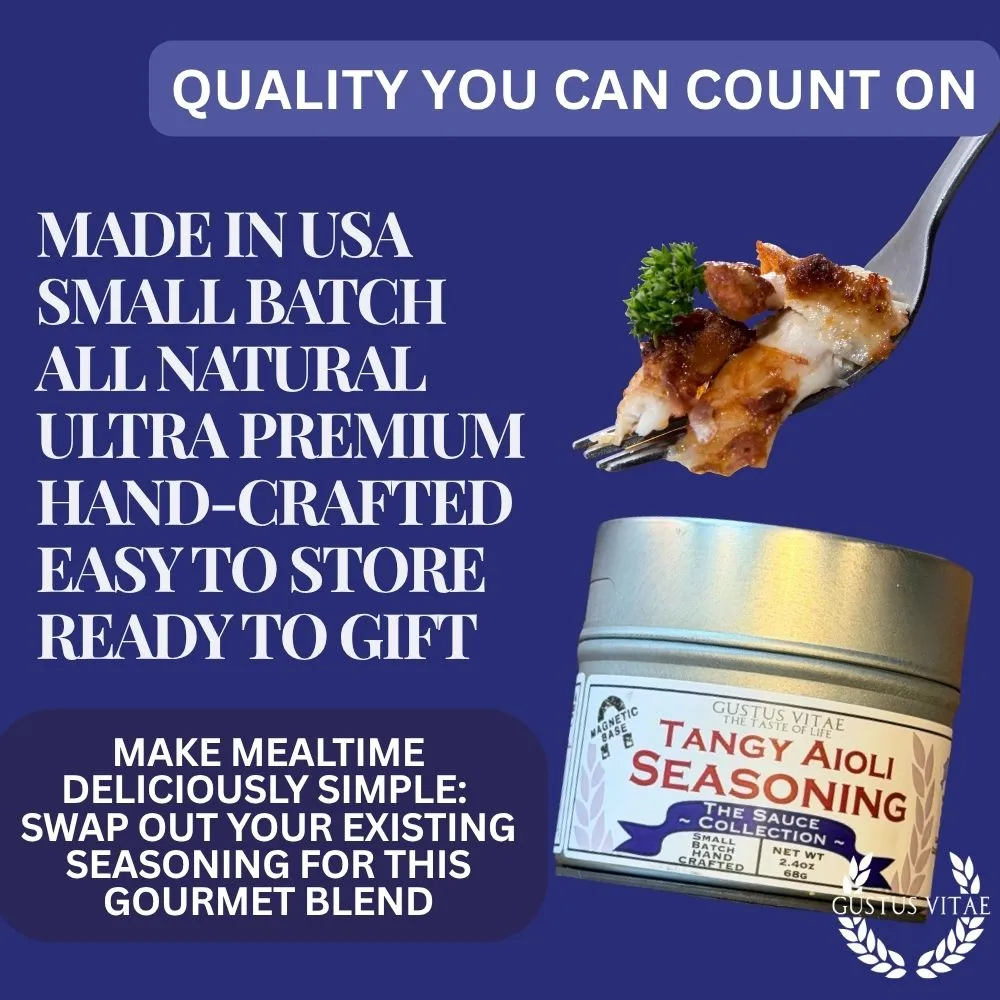 Tangy Aioli Seasoning | Sauce Collection Seasonings