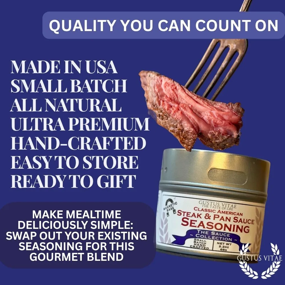 Classic American Steak & Pan Sauce Seasoning | Sauce Collection Seasonings