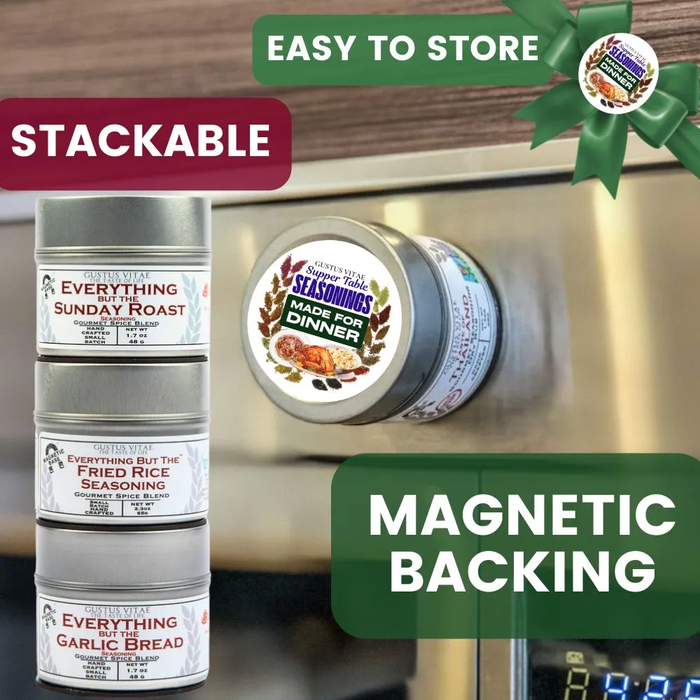 Made for Dinner: Supper Table Seasonings | Gift Pack Set of 3