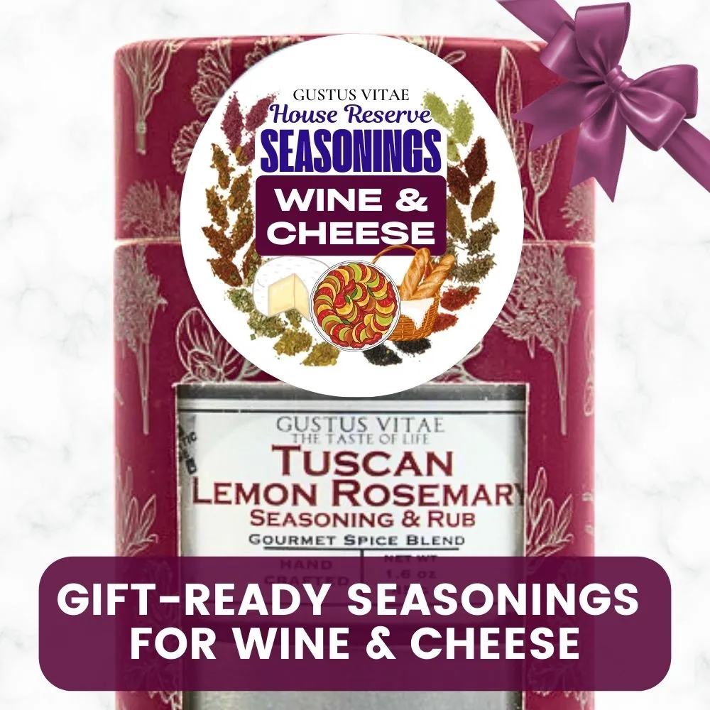 Wine & Cheese House Reserve Seasonings | Gift Pack Set of 3