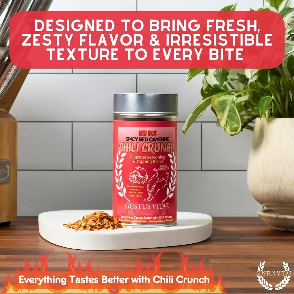 Spicy Red Cayenne Chili Crunch