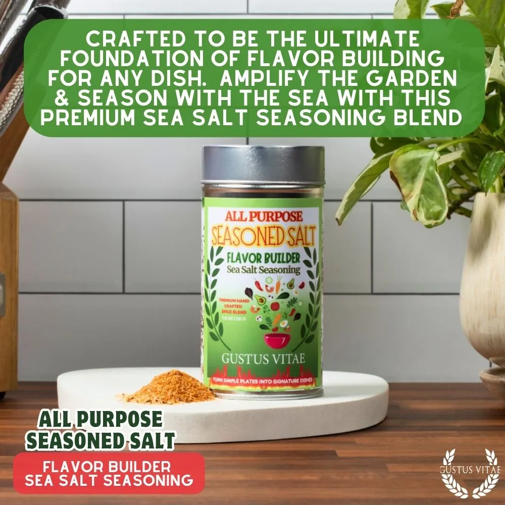 All Purpose Seasoned Salt | Flavor Builder Sea Salt Seasoning
