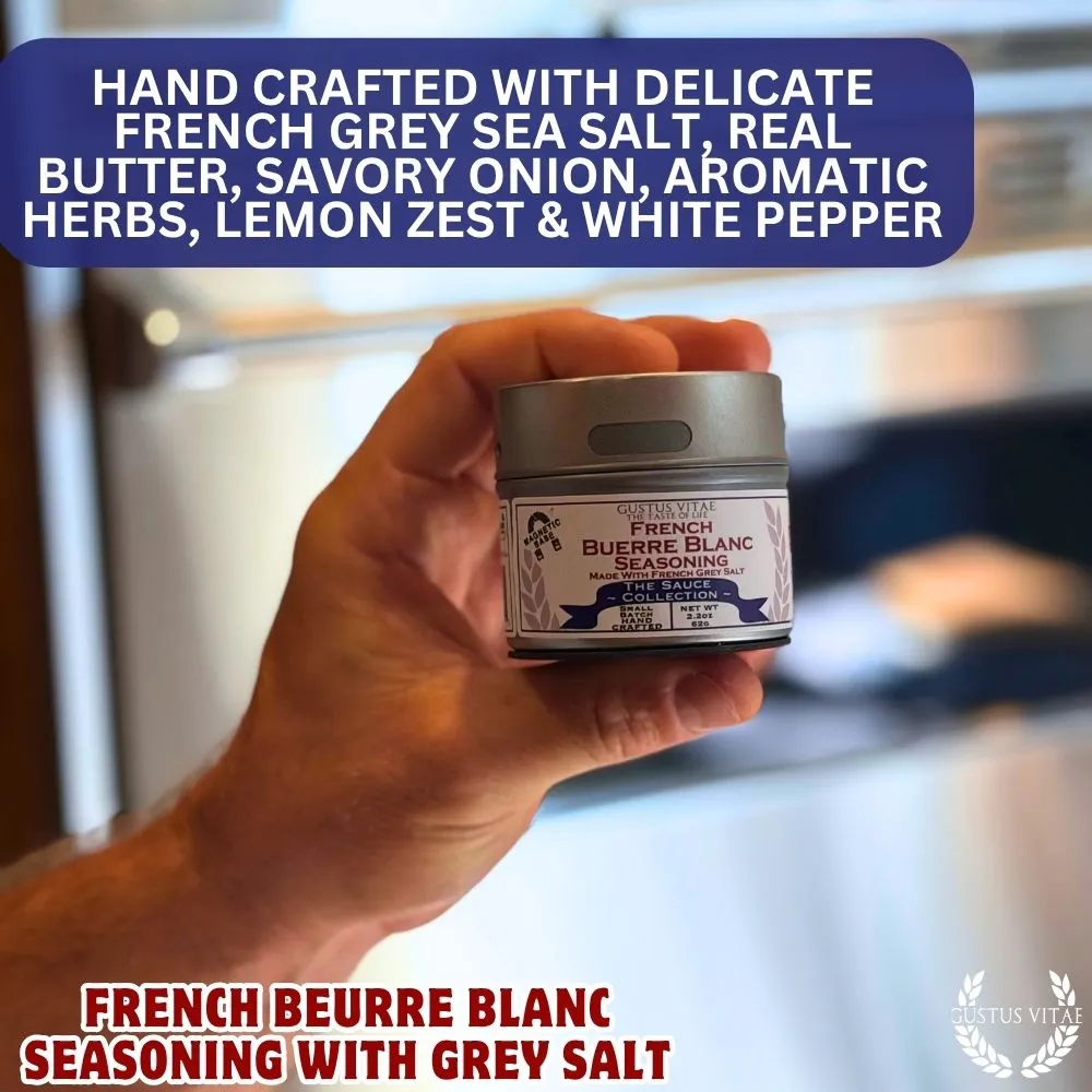 French Beurre Blanc Seasoning with Grey Salt | Sauce Collection Seasonings