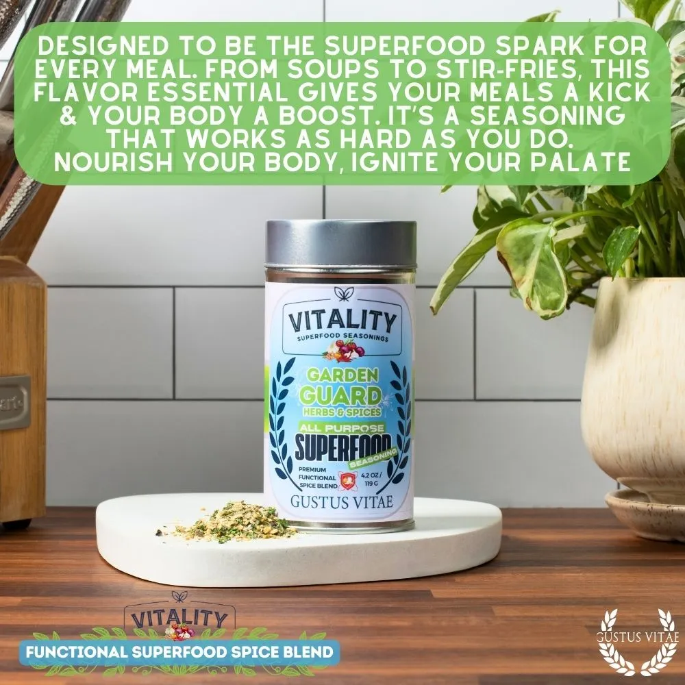 Garden Guard Superfood Seasoning | All Purpose Vitality Blend