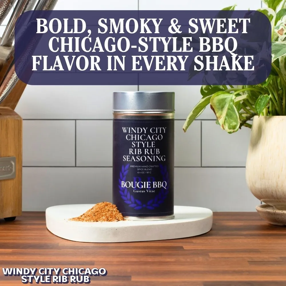 Windy City Chicago Style Rib Rub Seasoning | Bougie BBQ Rub