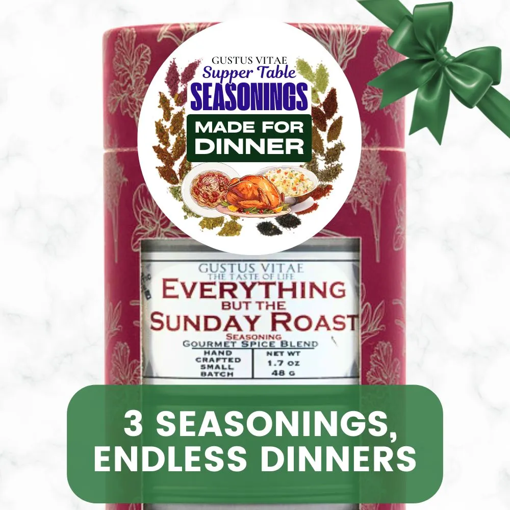 Made for Dinner: Supper Table Seasonings | Gift Pack Set of 3