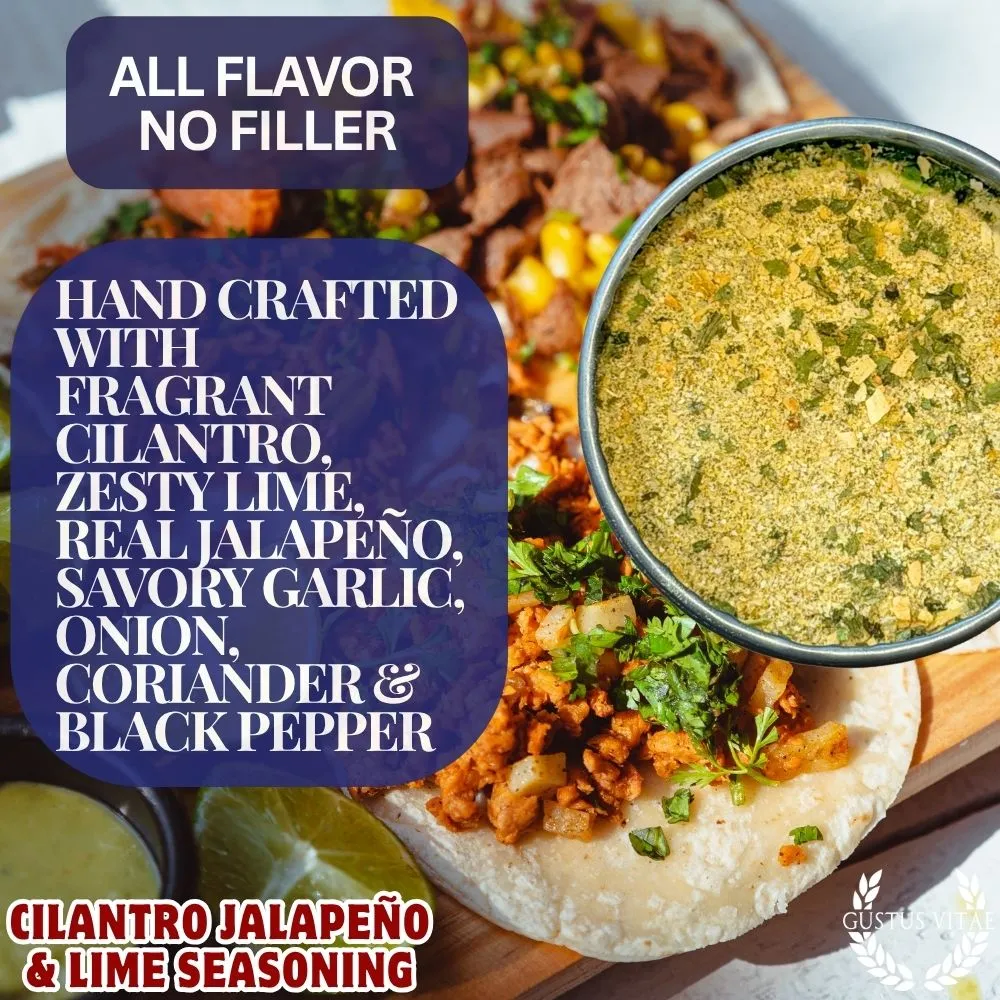 Cilantro Jalapeño & Lime Seasoning | Sauce Collection Seasonings