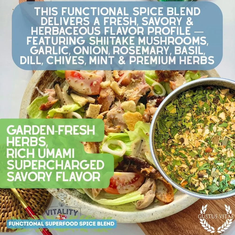 Garden Guard Superfood Seasoning | All Purpose Vitality Blend