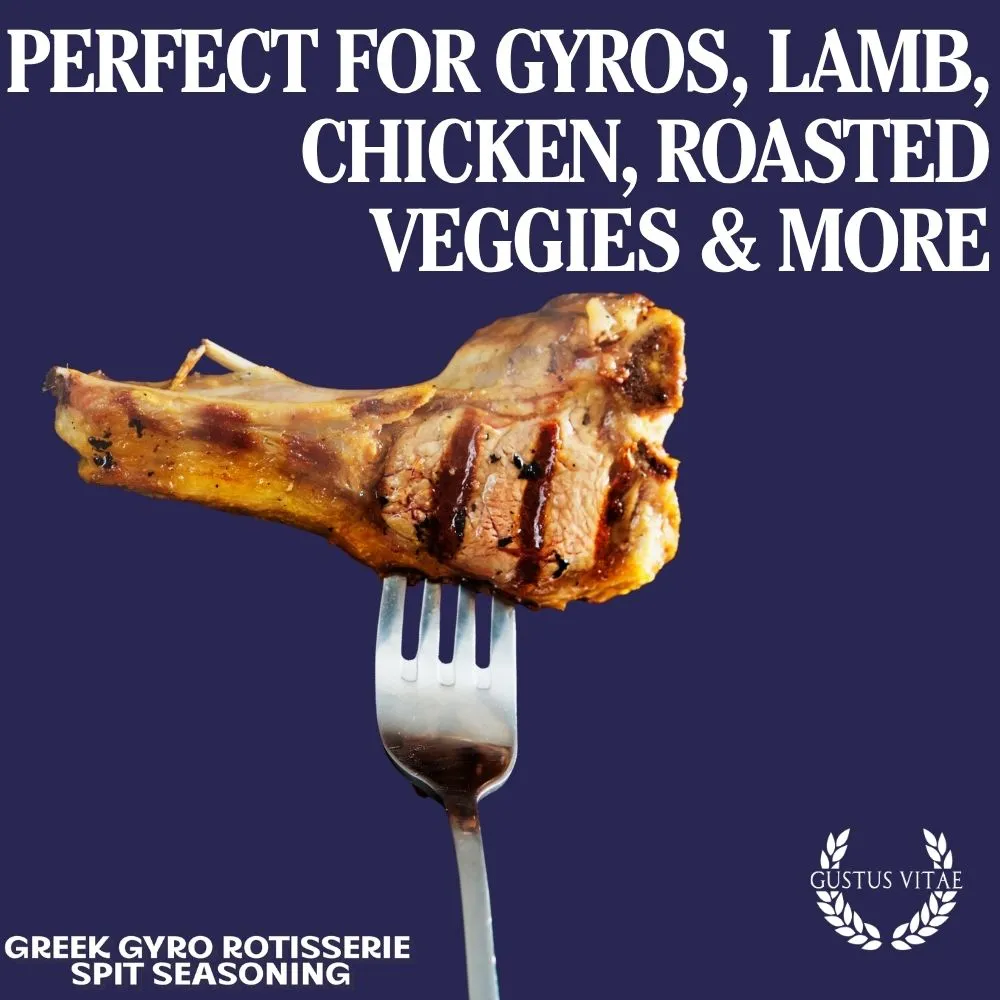 Greek Gyro Rotisserie Spit Seasoning | Bougie BBQ Rub