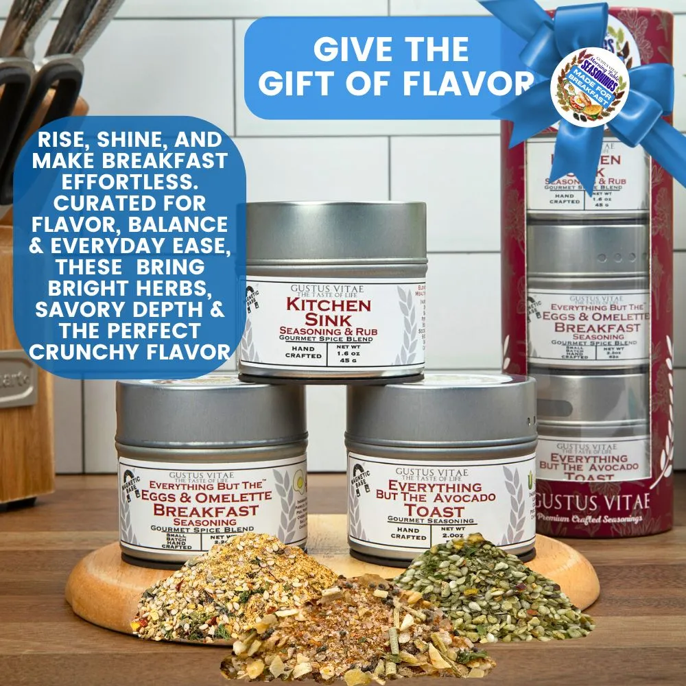 Made for Breakfast: The Morning Table Seasonings | Gift Pack Set of 3