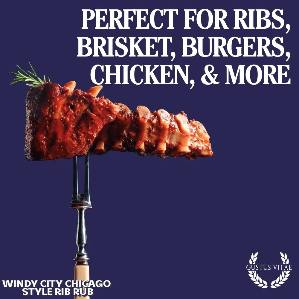Windy City Chicago Style Rib Rub Seasoning | Bougie BBQ Rub