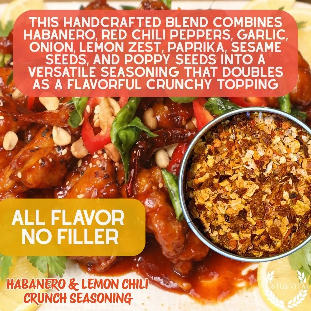 Habanero & Lemon Chili Crunch