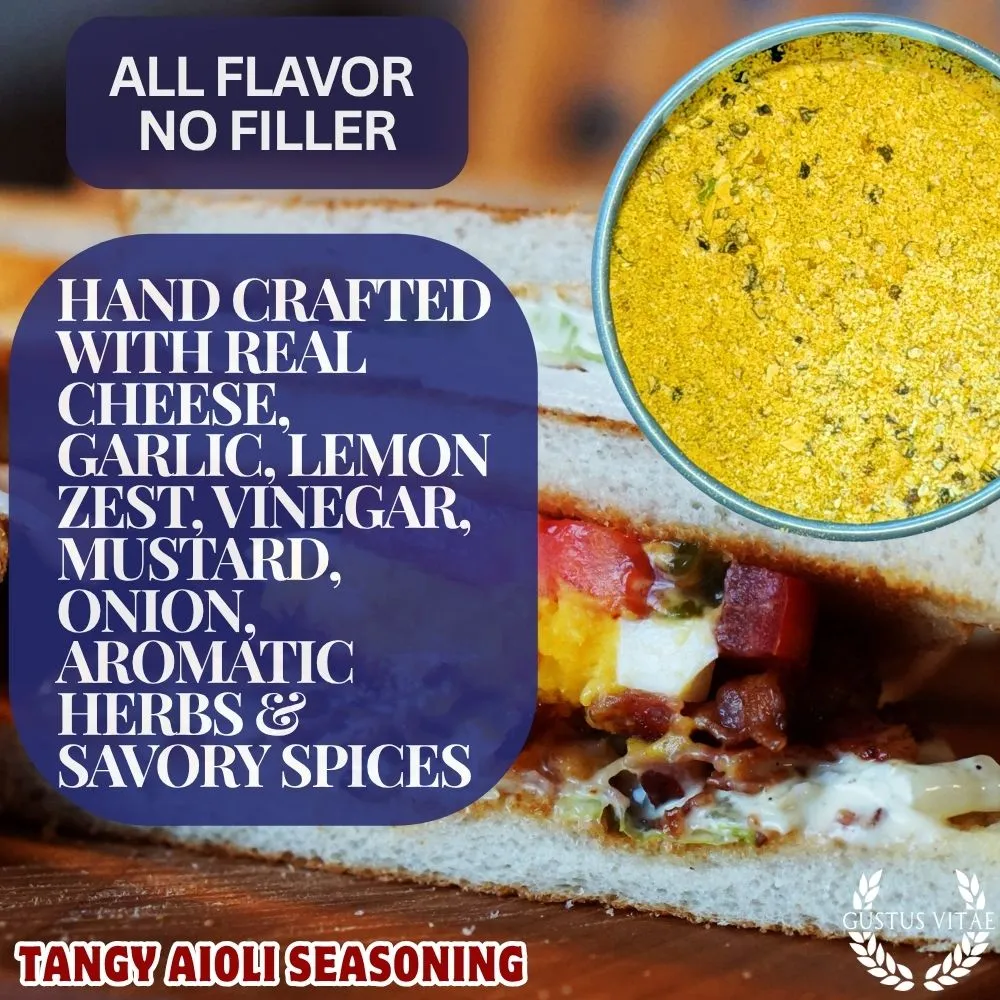 Tangy Aioli Seasoning | Sauce Collection Seasonings