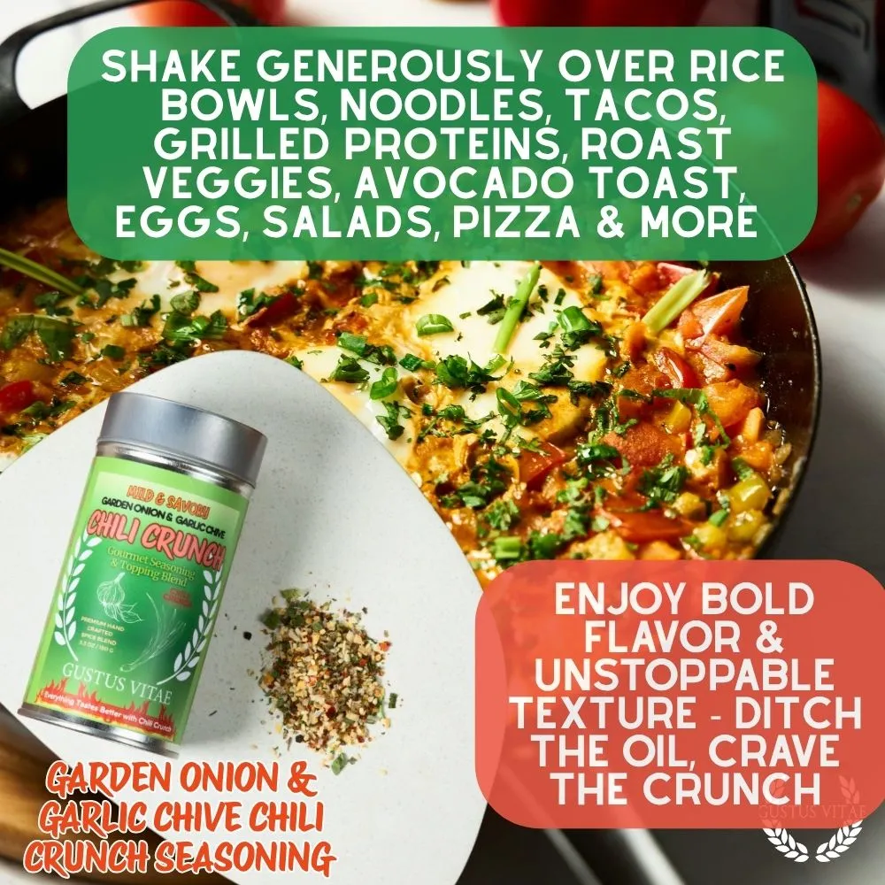 Garden Onion & Garlic Chive Chili Crunch