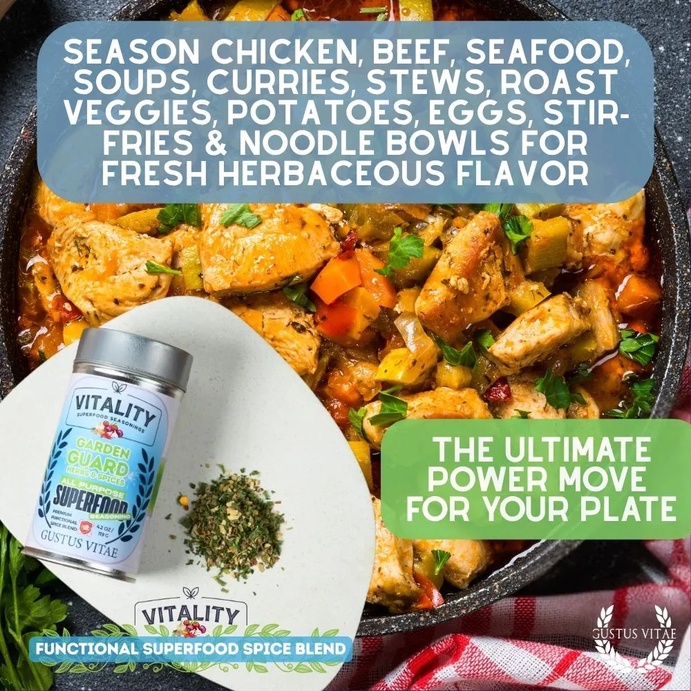 Garden Guard Superfood Seasoning | All Purpose Vitality Blend