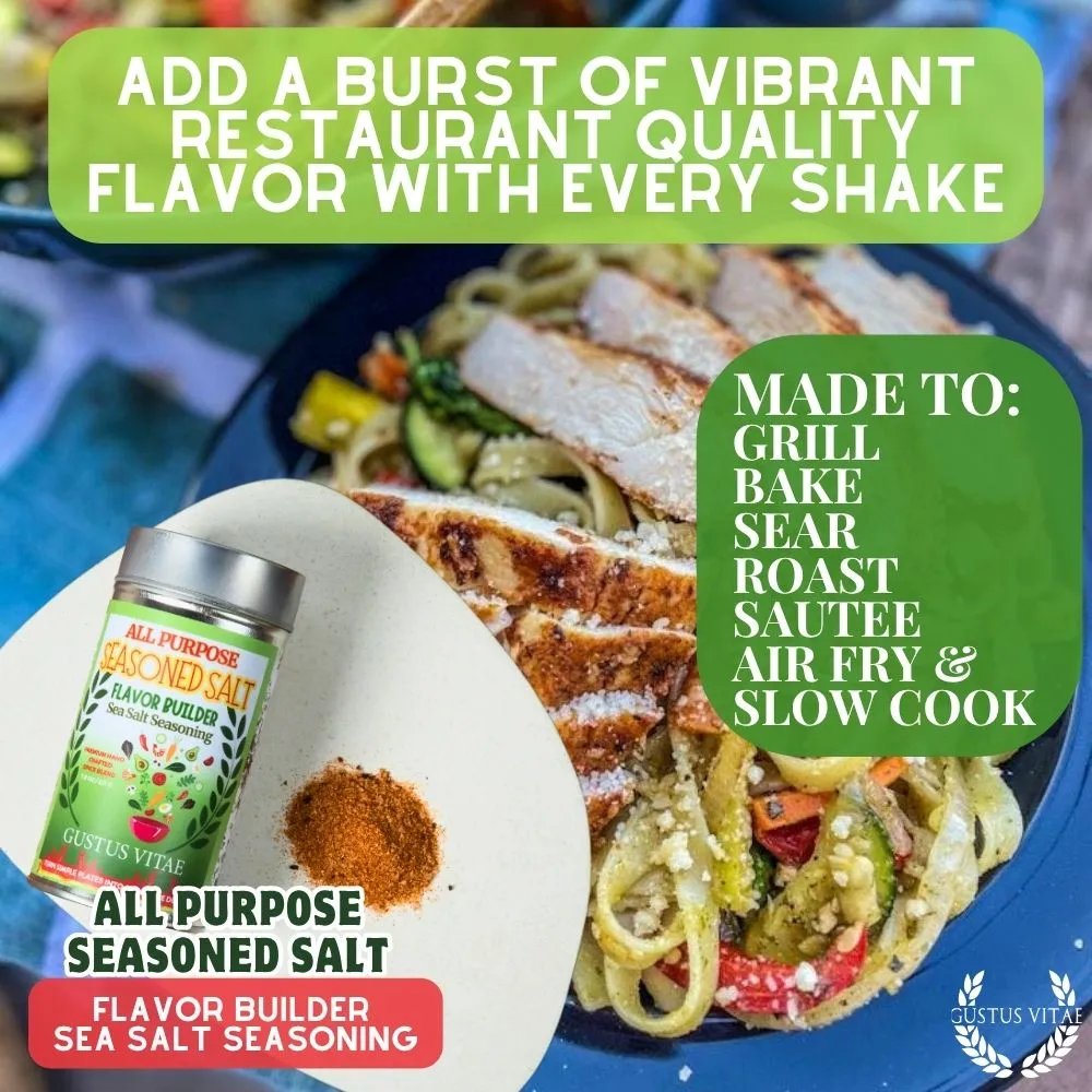 All Purpose Seasoned Salt | Flavor Builder Sea Salt Seasoning