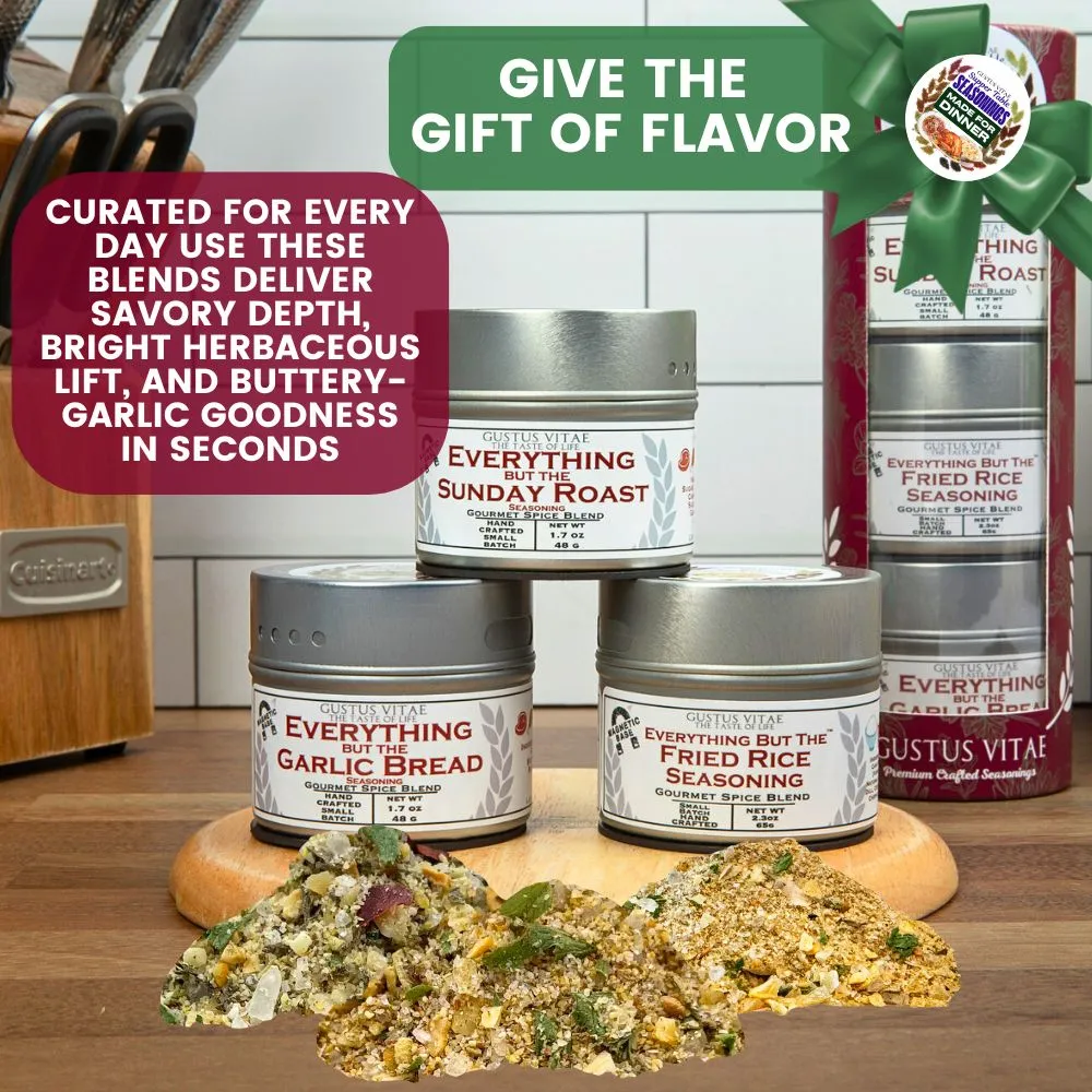 Made for Dinner: Supper Table Seasonings | Gift Pack Set of 3