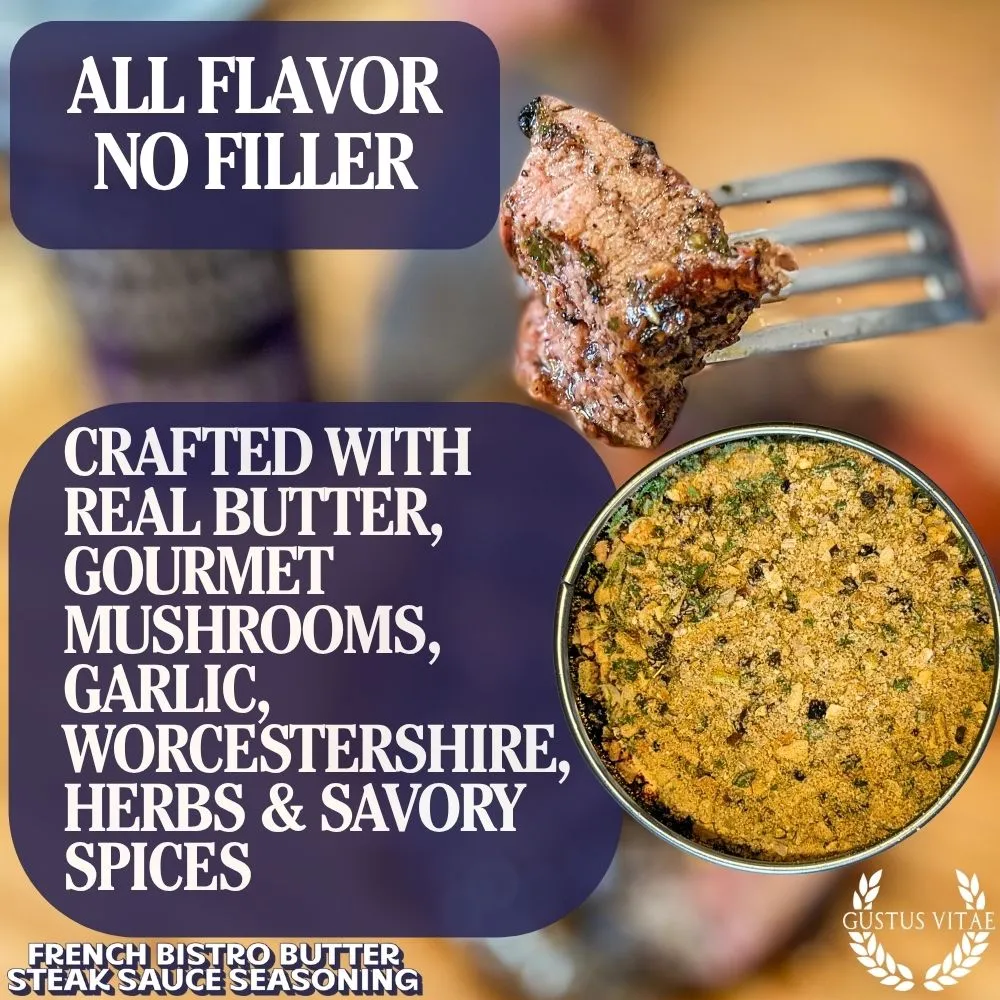 French Bistro Butter Steak Sauce Seasoning | Bougie BBQ Rub