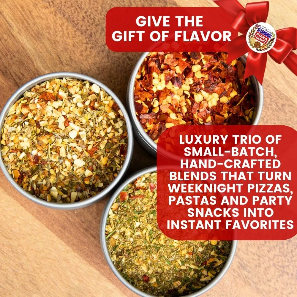 Pizza Night House Favorite Seasonings | Gift Pack Set of 3