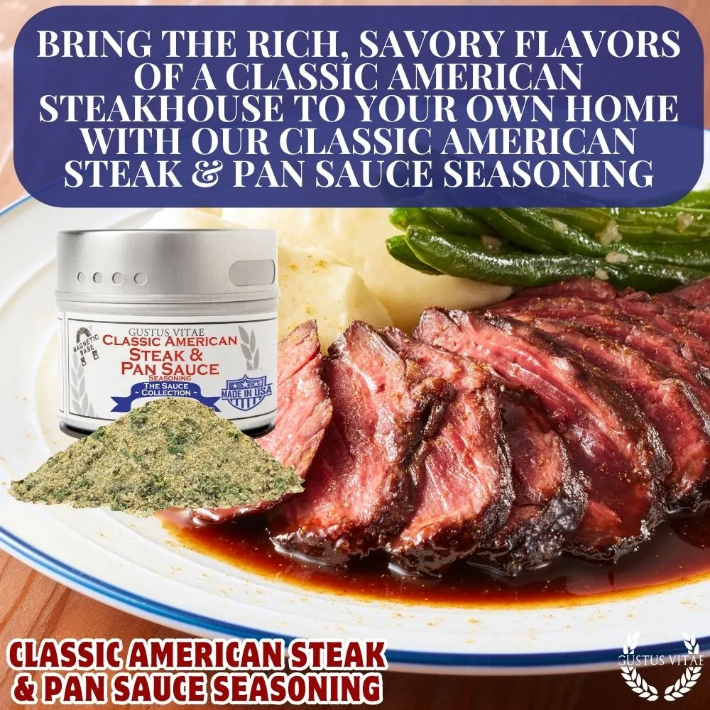 Classic American Steak & Pan Sauce Seasoning | Sauce Collection Seasonings