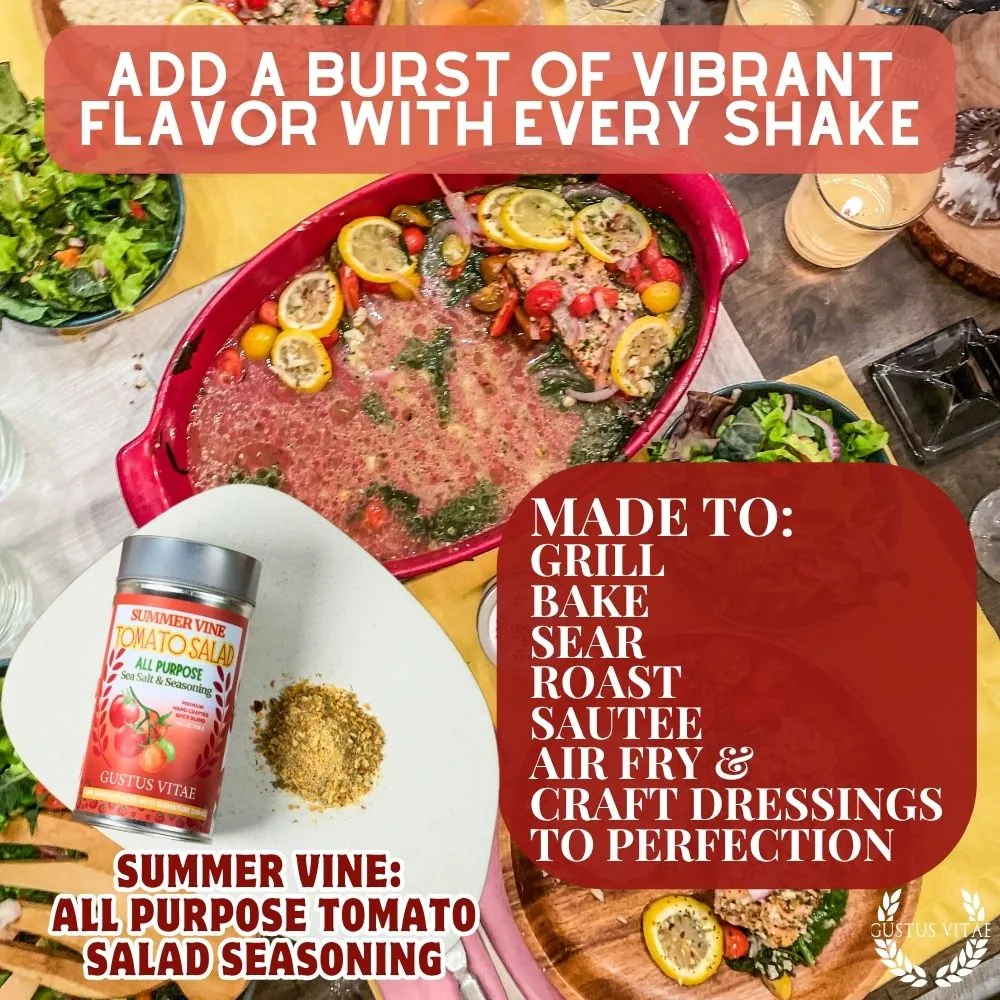 Summer Vine: All Purpose Tomato Salad Seasoning