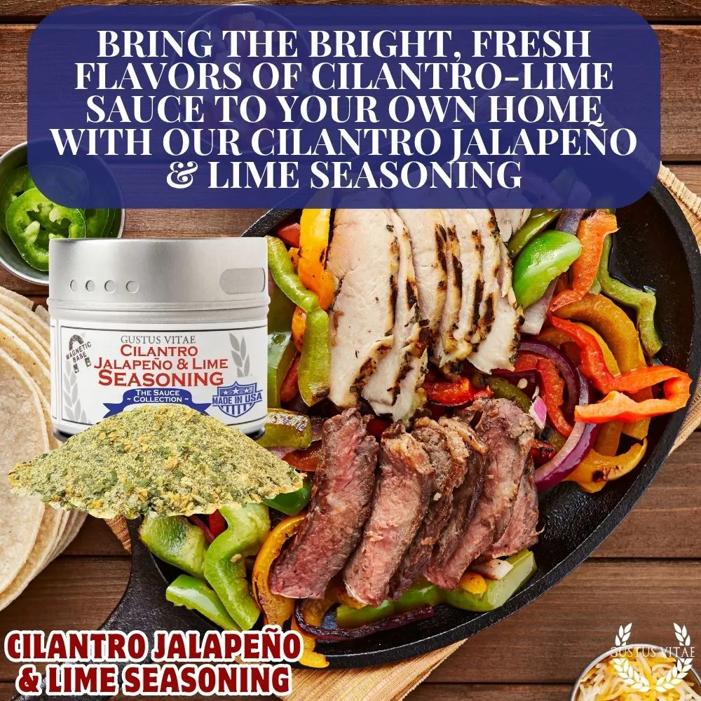 Cilantro Jalapeño & Lime Seasoning | Sauce Collection Seasonings
