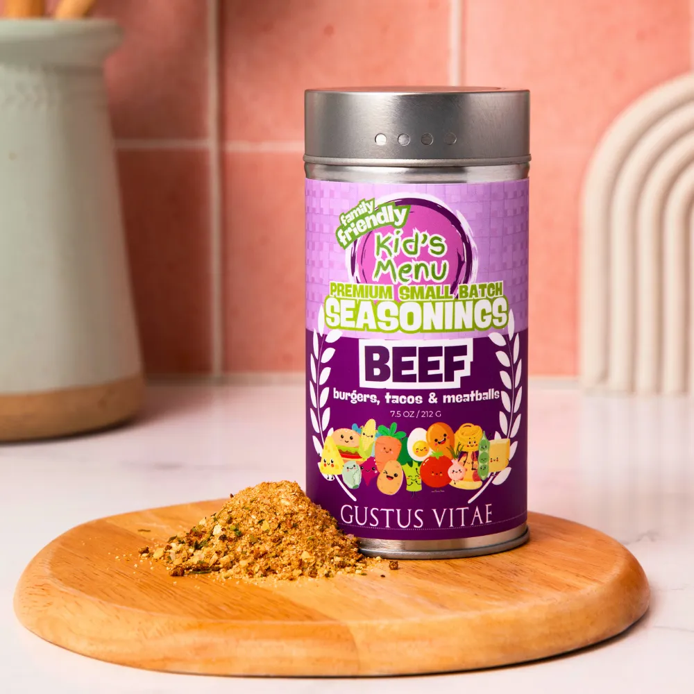 Kid’s Menu: Beef: Burgers, Tacos & Meatballs Seasoning