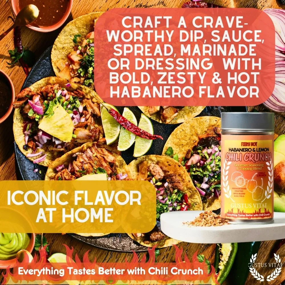 Habanero & Lemon Chili Crunch