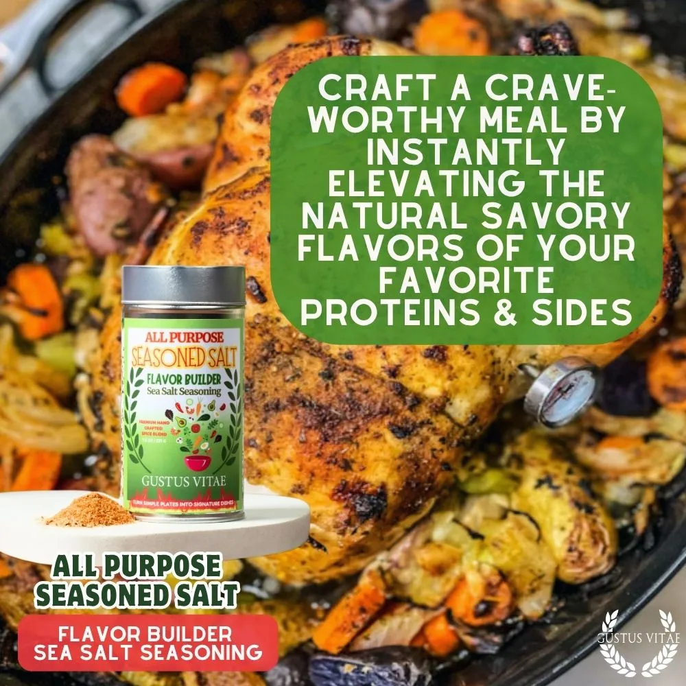 All Purpose Seasoned Salt | Flavor Builder Sea Salt Seasoning