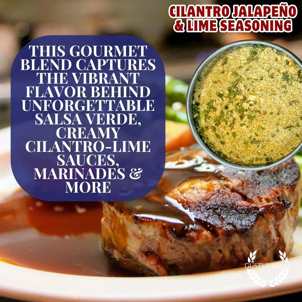 Cilantro Jalapeño & Lime Seasoning | Sauce Collection Seasonings