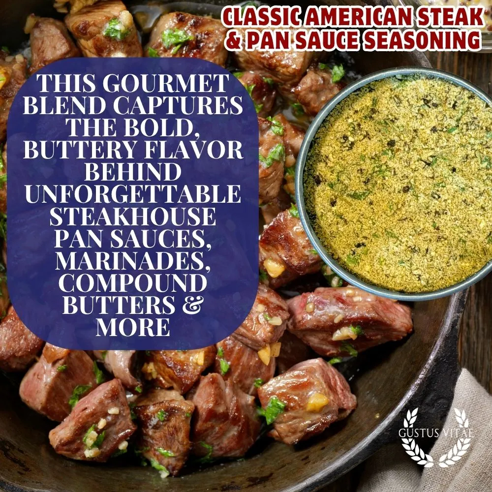 Classic American Steak & Pan Sauce Seasoning | Sauce Collection Seasonings