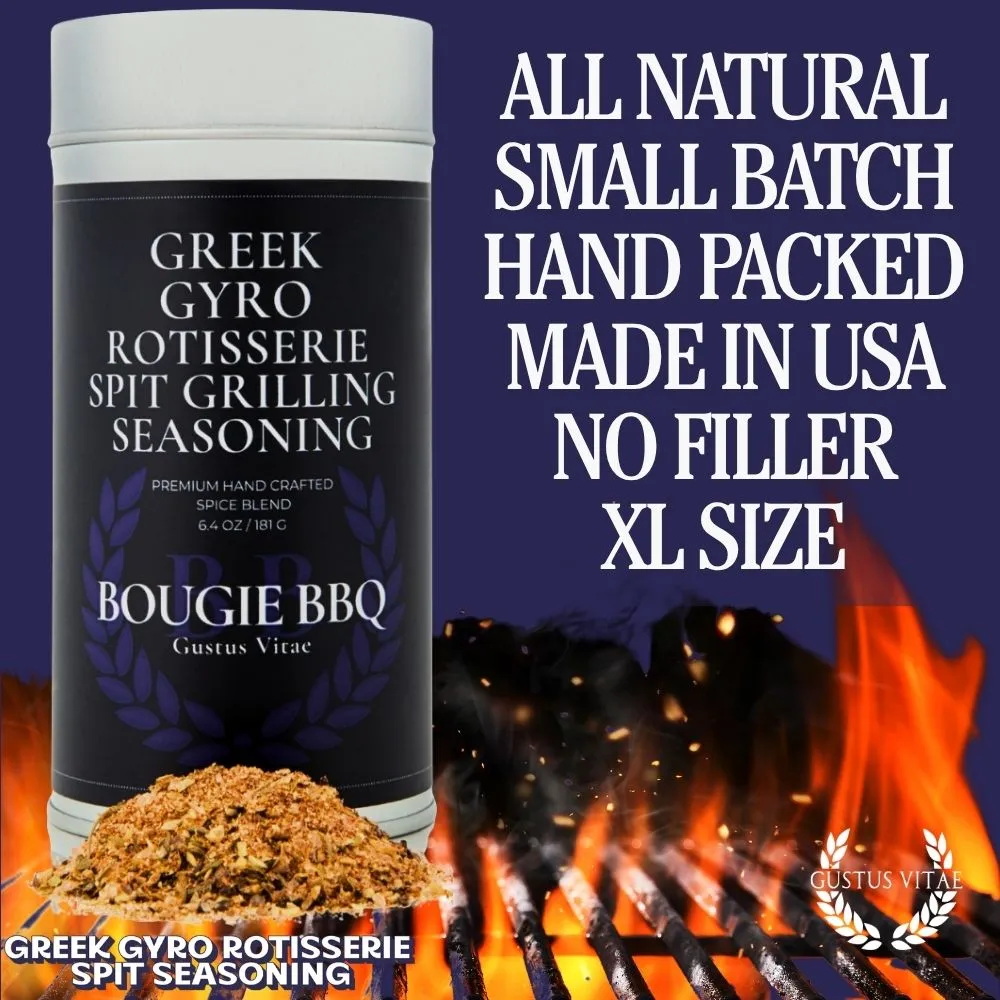 Greek Gyro Rotisserie Spit Seasoning | Bougie BBQ Rub