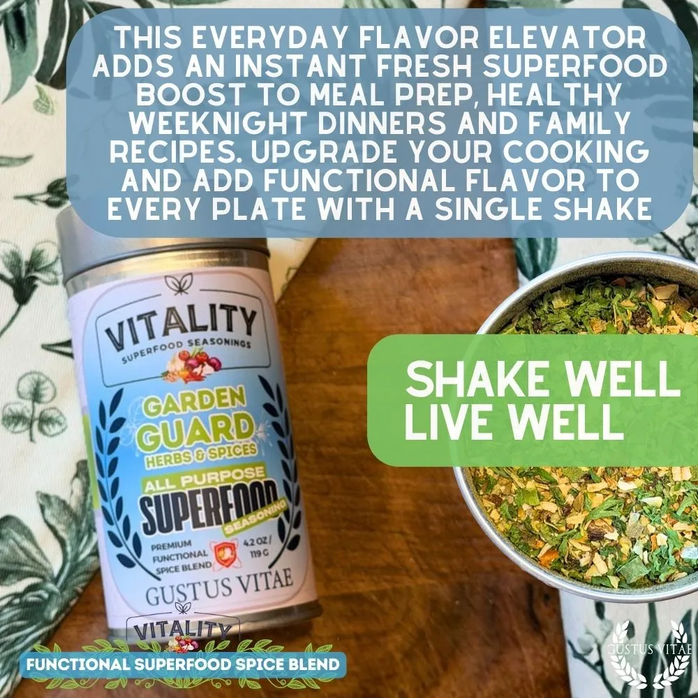 Garden Guard Superfood Seasoning | All Purpose Vitality Blend