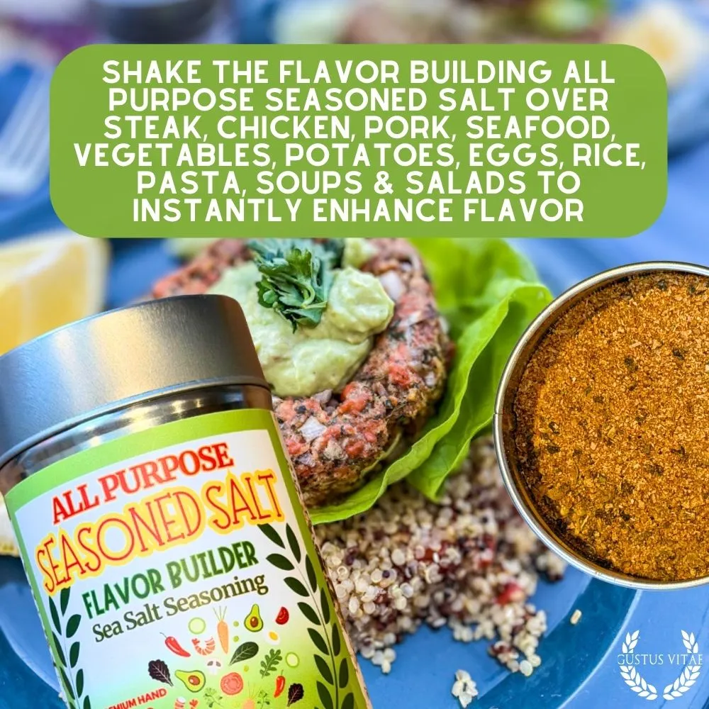 All Purpose Seasoned Salt | Flavor Builder Sea Salt Seasoning