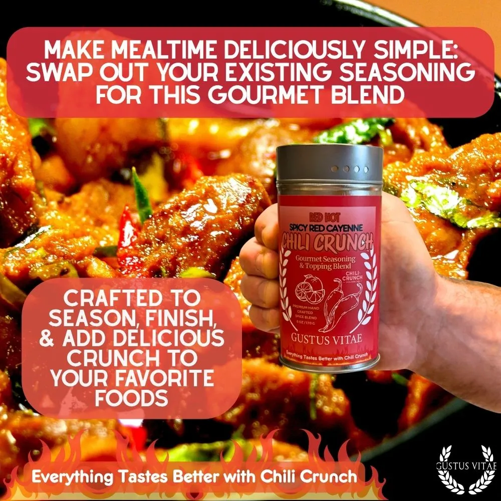 Spicy Red Cayenne Chili Crunch