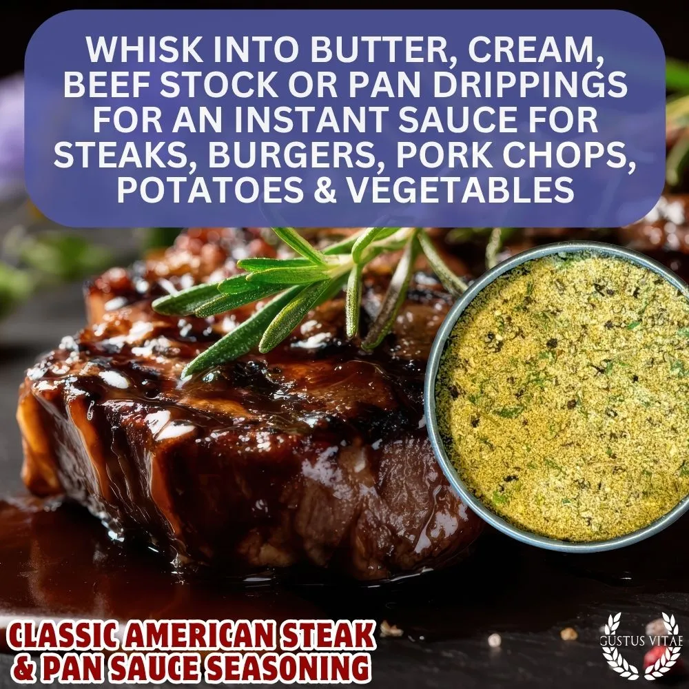 Classic American Steak & Pan Sauce Seasoning | Sauce Collection Seasonings